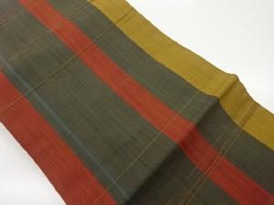 格子模様織出し名古屋帯